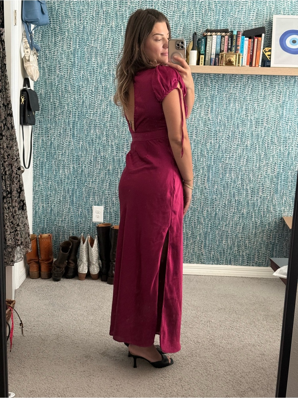 Free People Cooper Raspberry Maxi Dress - Picture 5 of 5